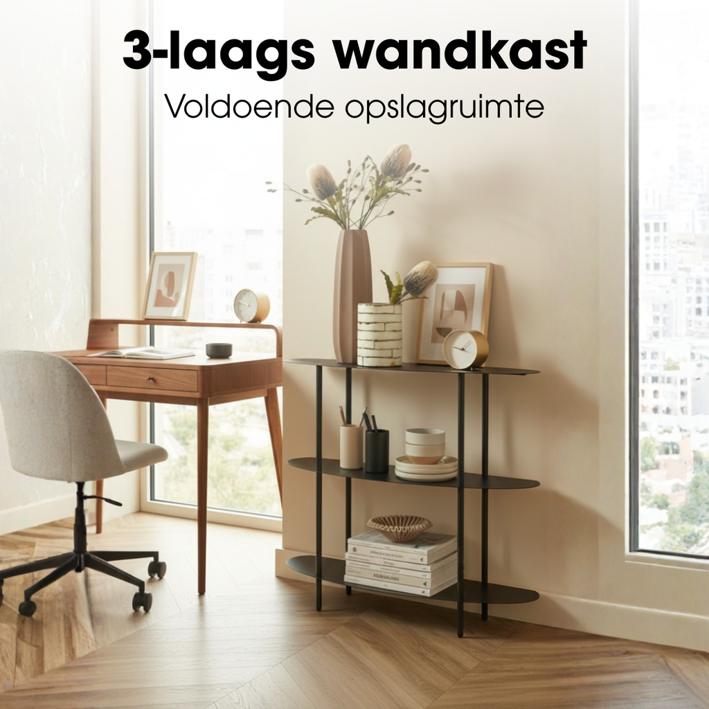 Kast Wave Zwart