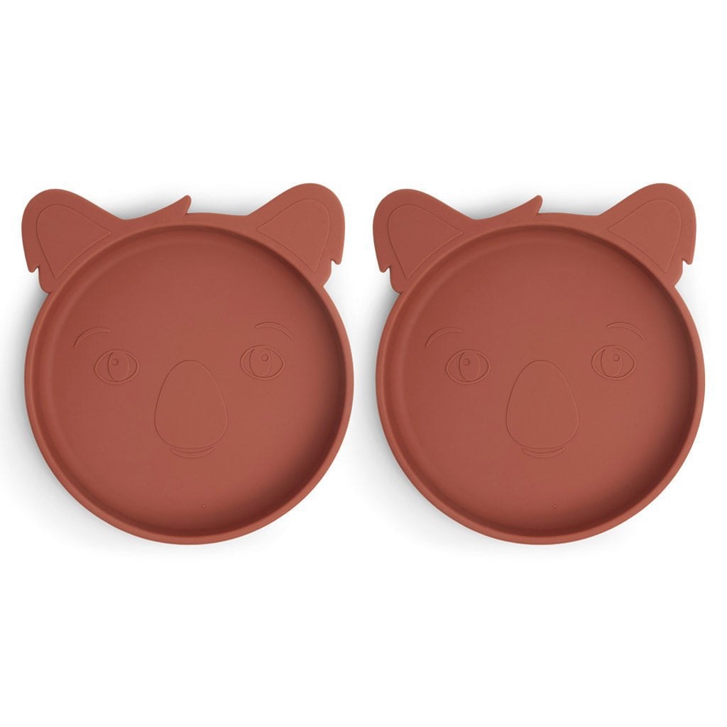 Akila siliconen bord 2-pack Koala Mahonie