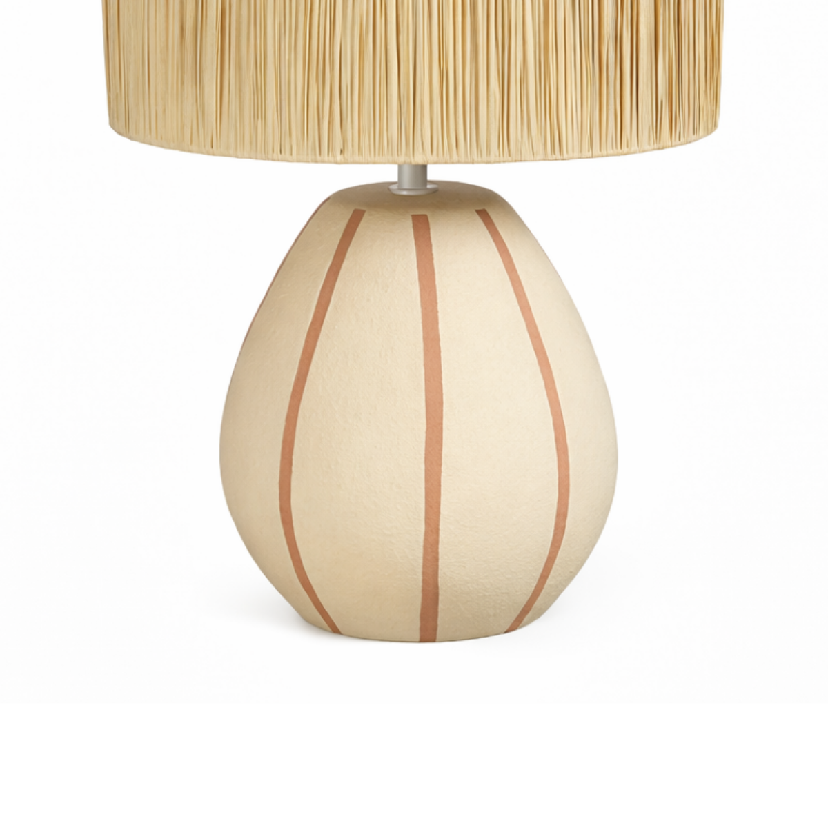 Tafellamp Denton Beige Rond