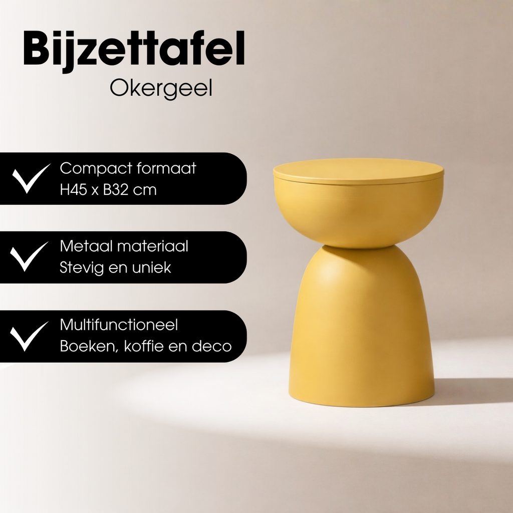 Bijzettafel Elliott Geel