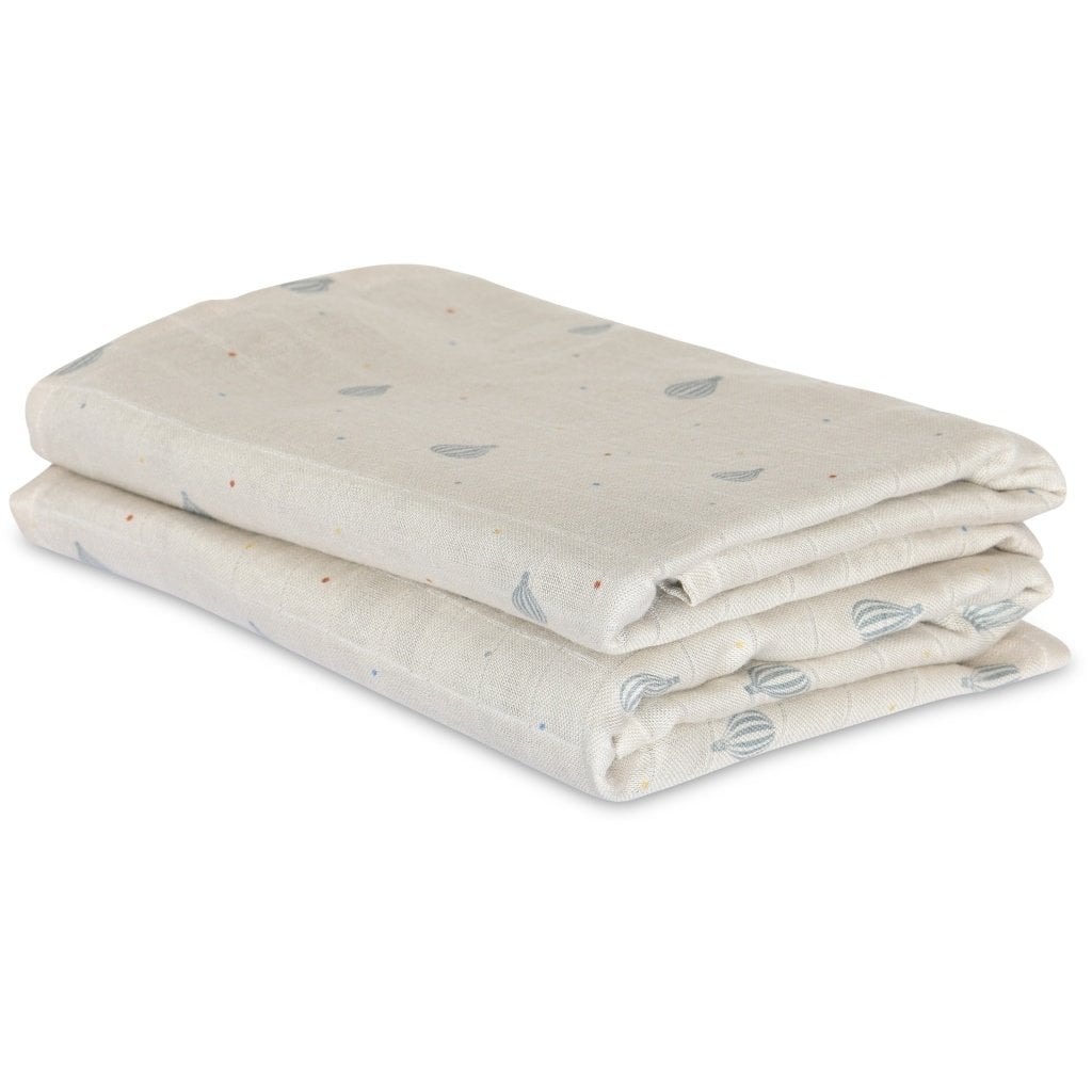 Bamboe mousseline doeken 2st.