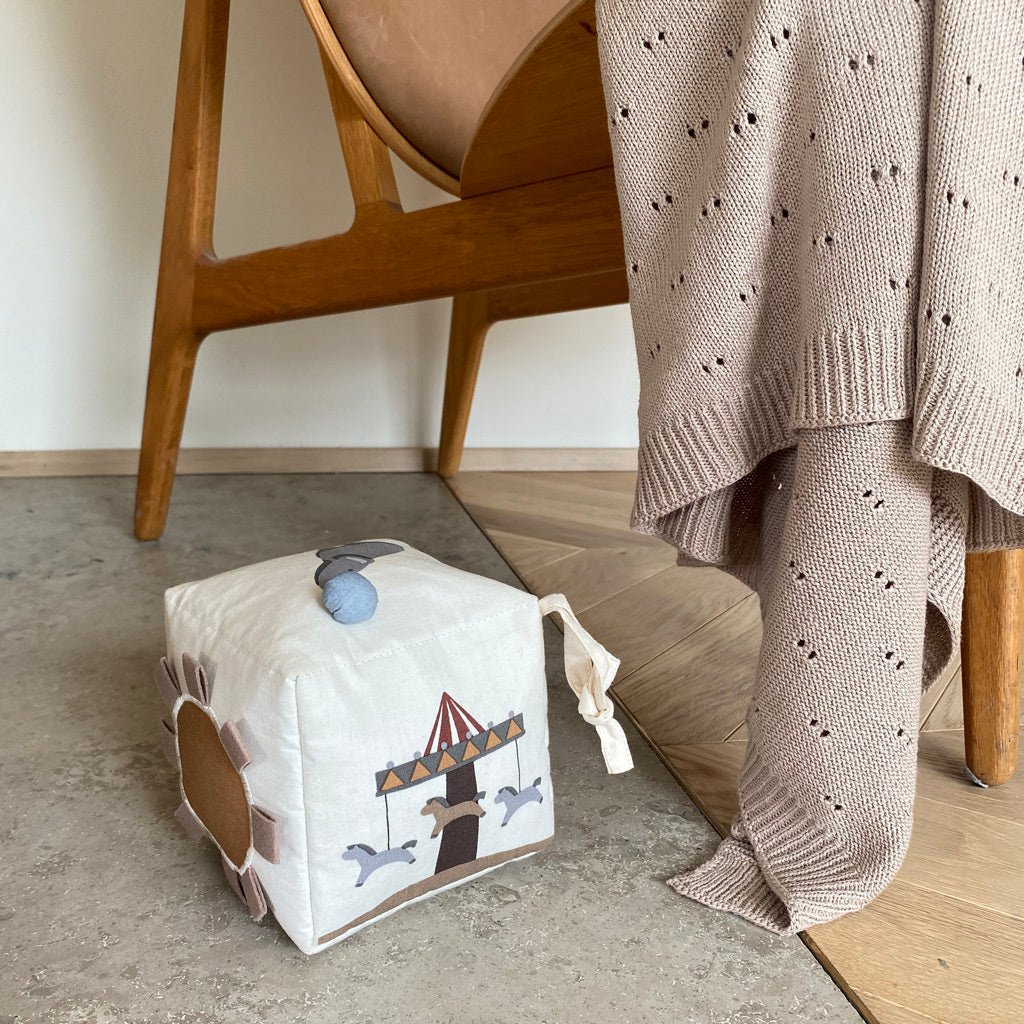 Avi gebreid plaid Cobblestone