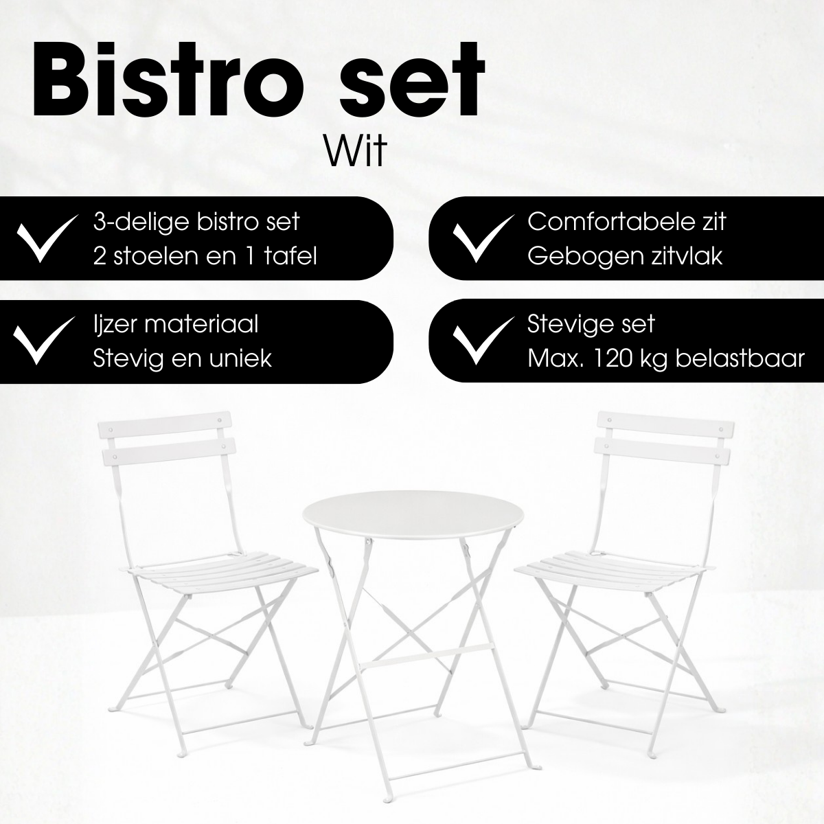 Tuin bistroset Laurence Wit