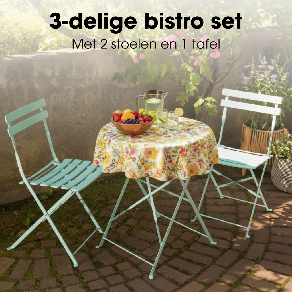 Tuin bistroset Laurence Lichtgroen