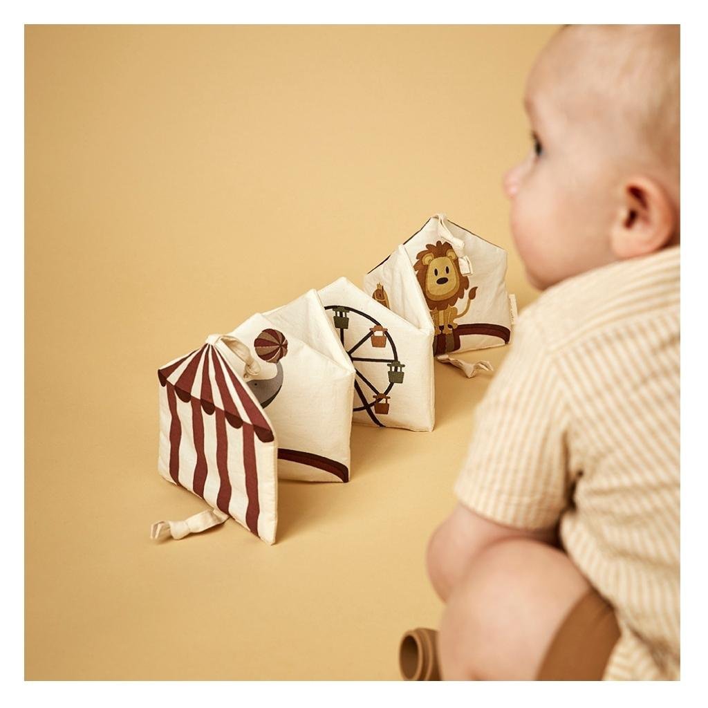 Kit stofboek-Creme - Circus