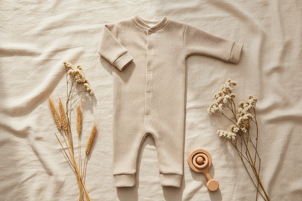 Boxpakje waffel donker beige