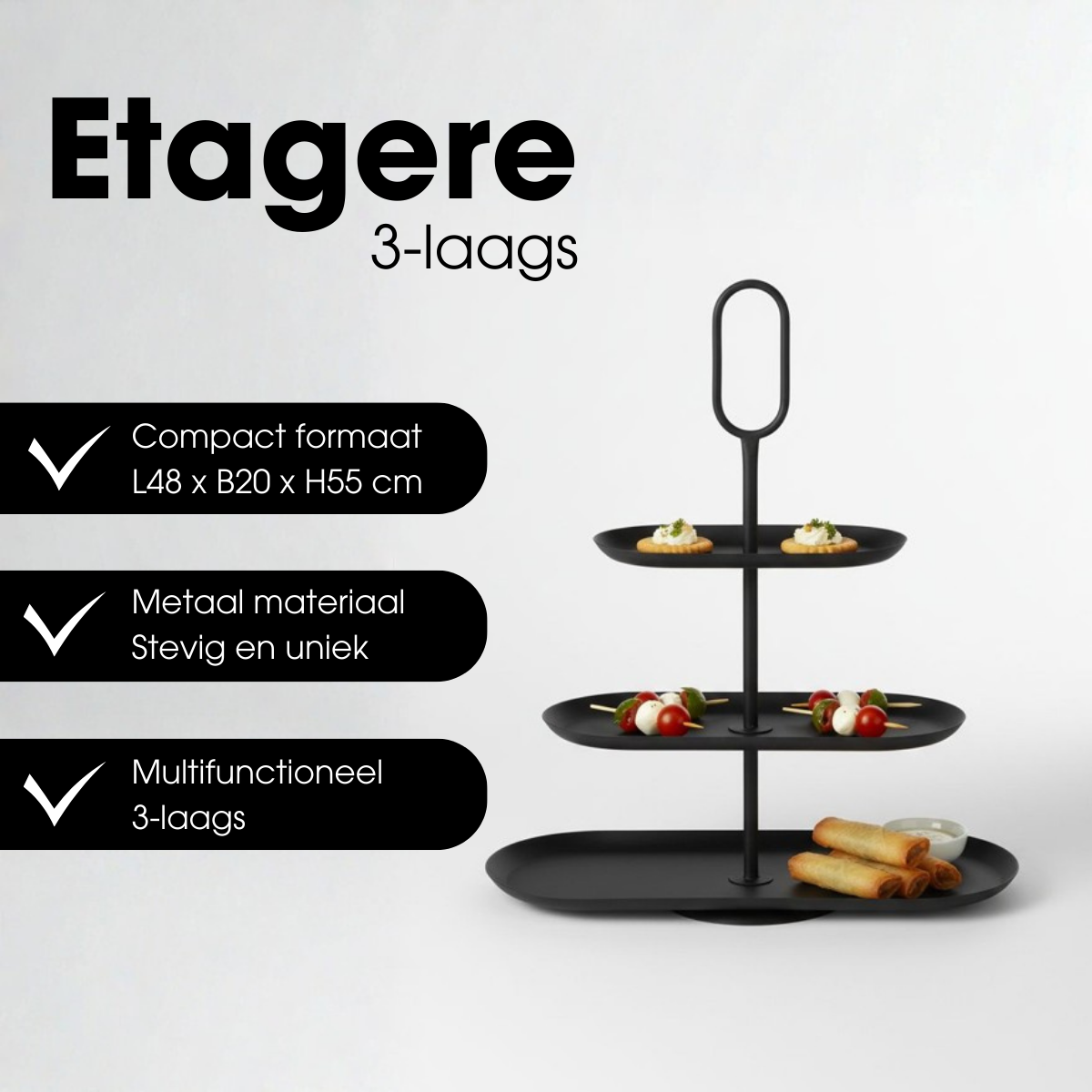 Etagère Rama Zwart