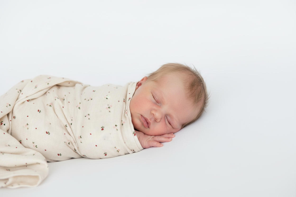 Bamboe mousseline inbakerdoeken 2st.