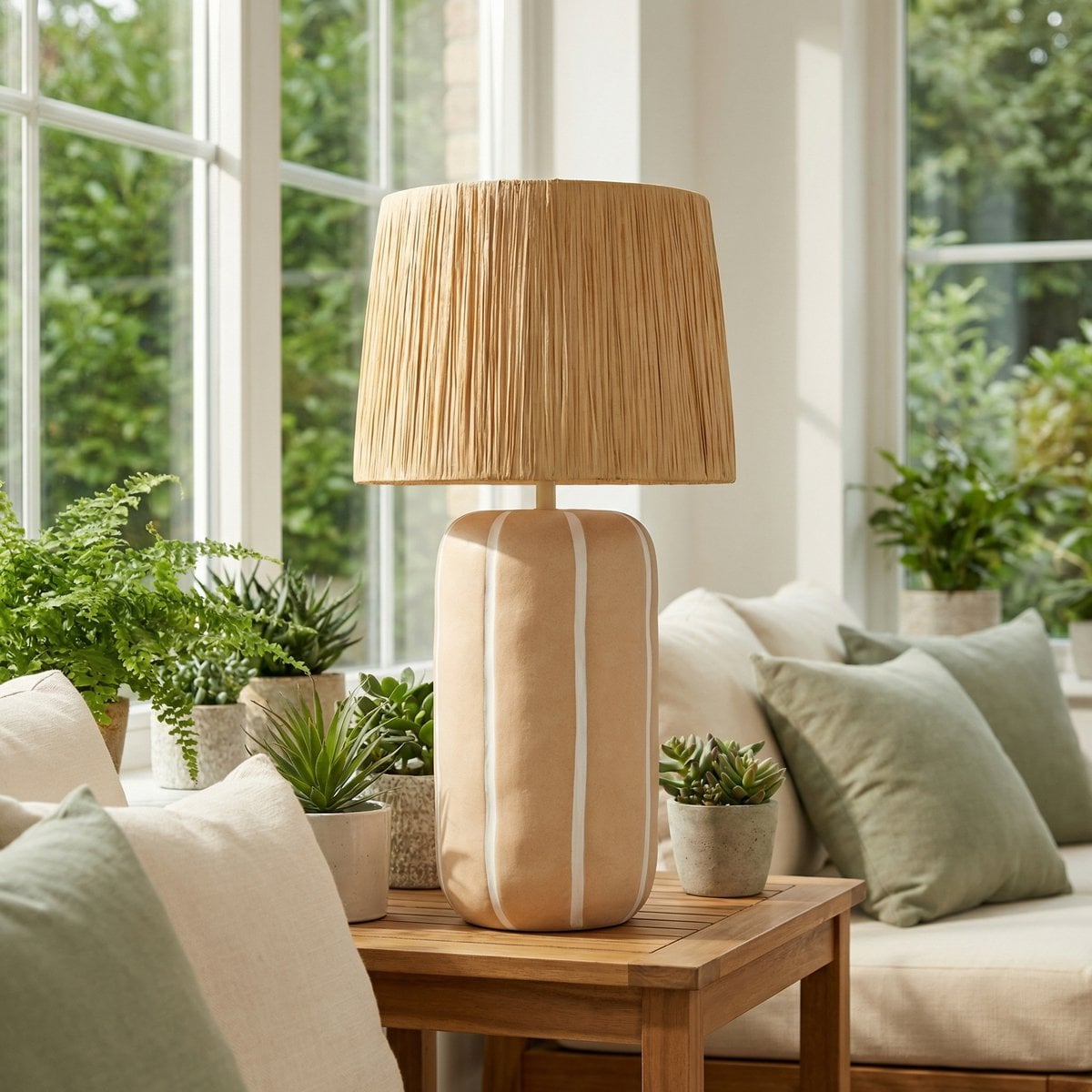 Tafellamp Denton Beige