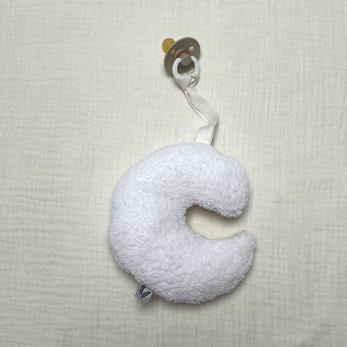 Speenknuffeltje maan ecru