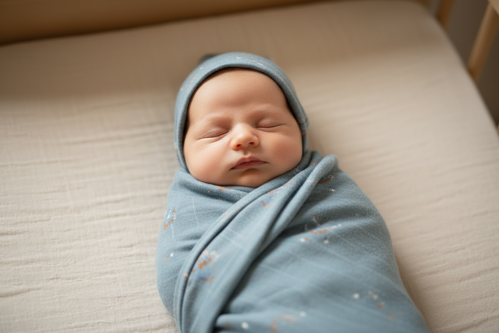 Bamboe mousseline inbakerdoeken 2st.