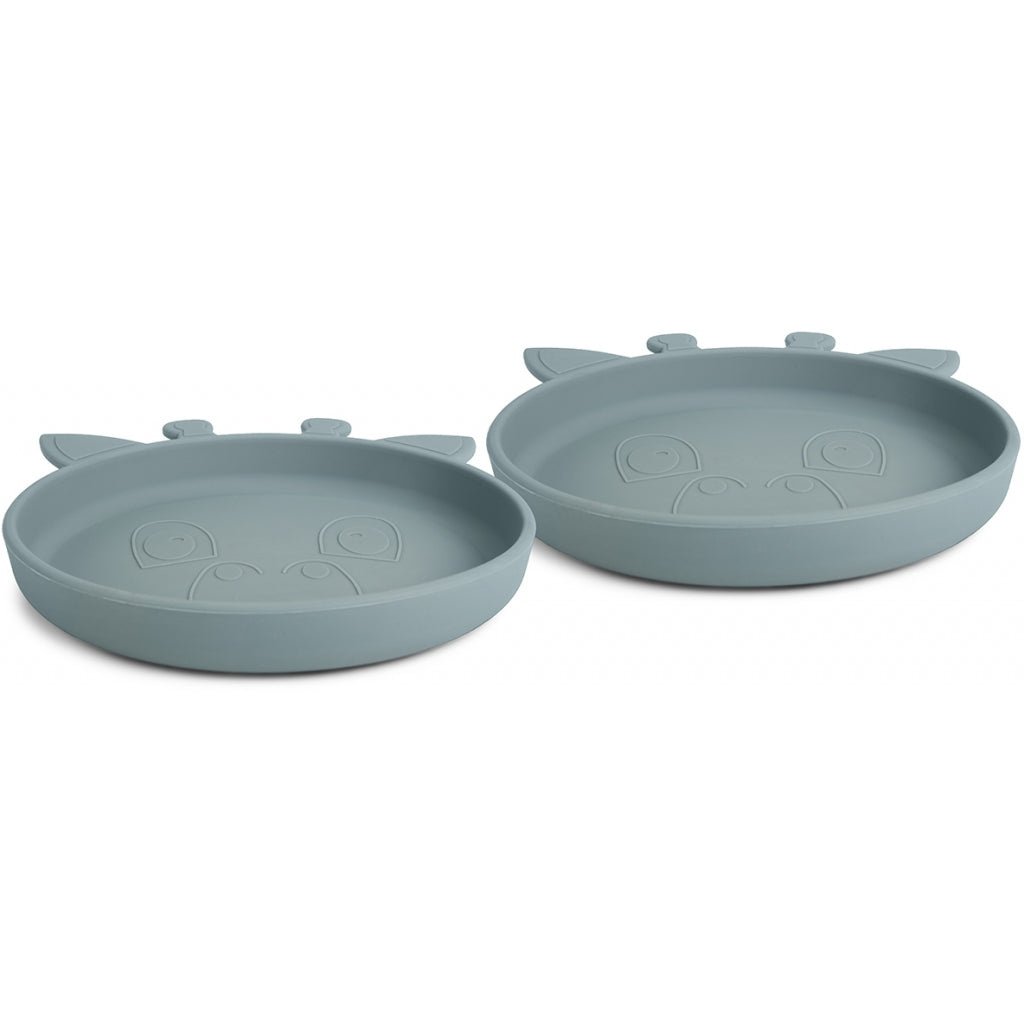 Akila siliconen bord 2-pack Giraf Lood