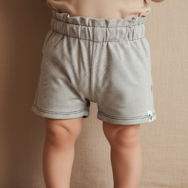 Shorts culottes mini stripes