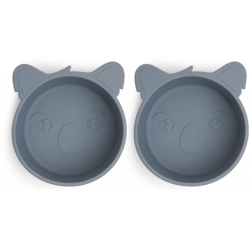 Alex siliconen diep bord 2-pack Koala Bering