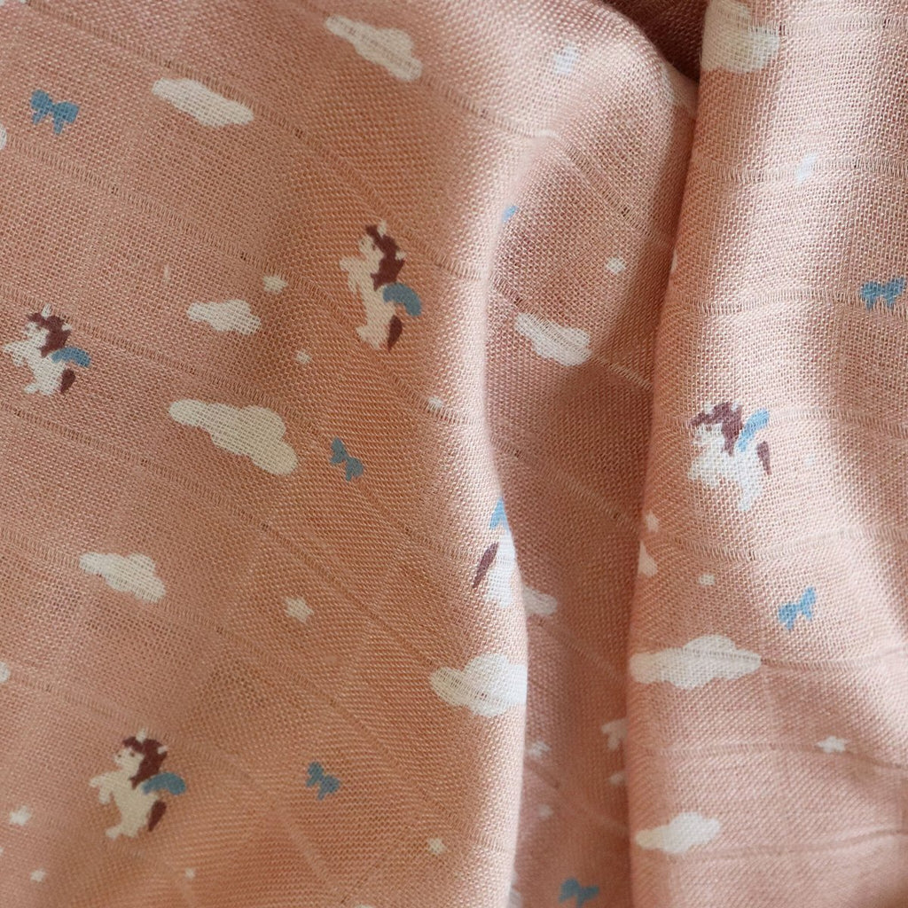 Bamboe mousseline inbakerdoeken 2st.