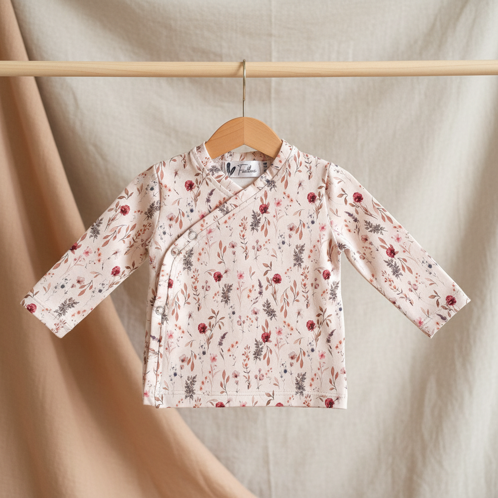 Overslagshirtje romantic flower
