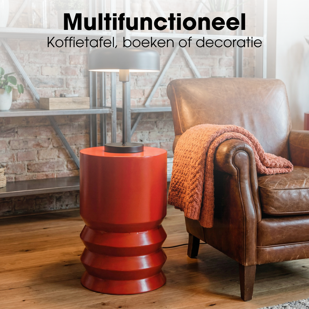 Bijzettafel Mart Rood