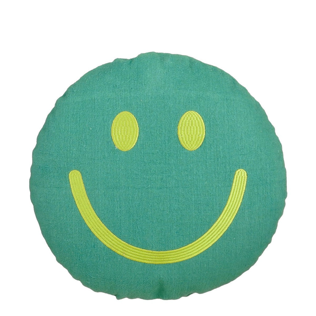 Sierkussen Smiley Groen