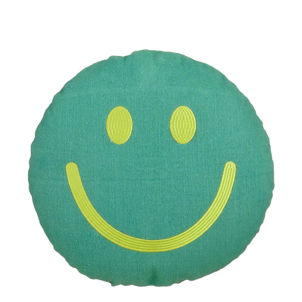 Sierkussen Smiley Groen