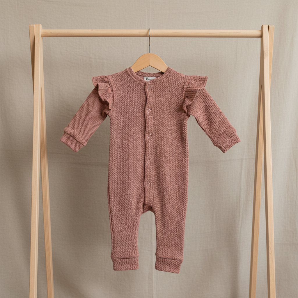 Boxpakje ruffle cable clay pink