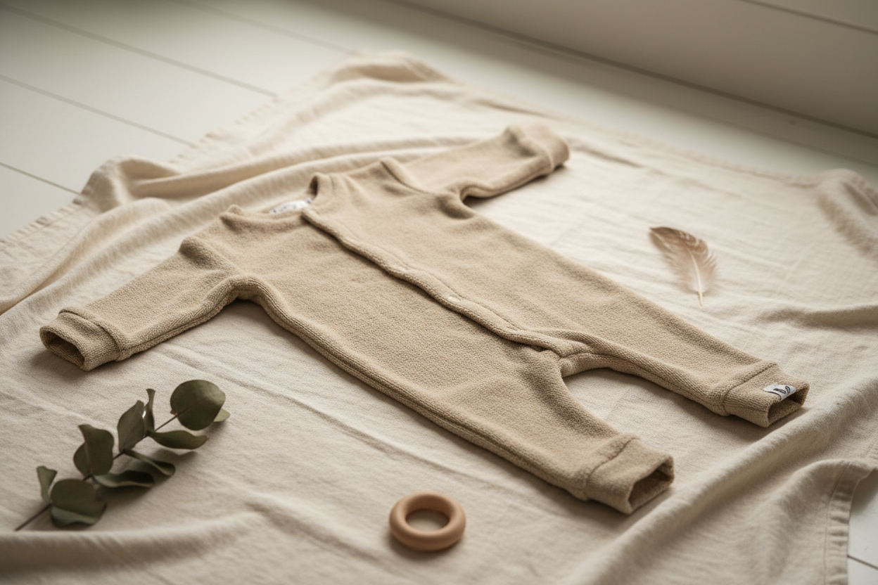 Boxpakje badstof Zand