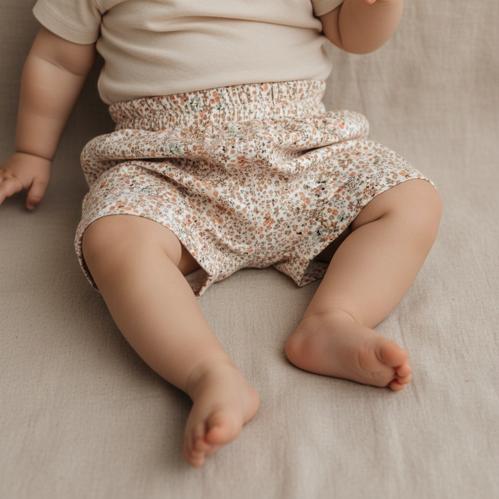 Shorts culottes love flower