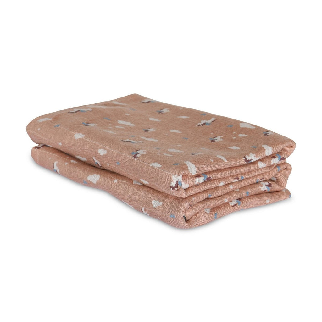 Bamboe mousseline doeken 2st.