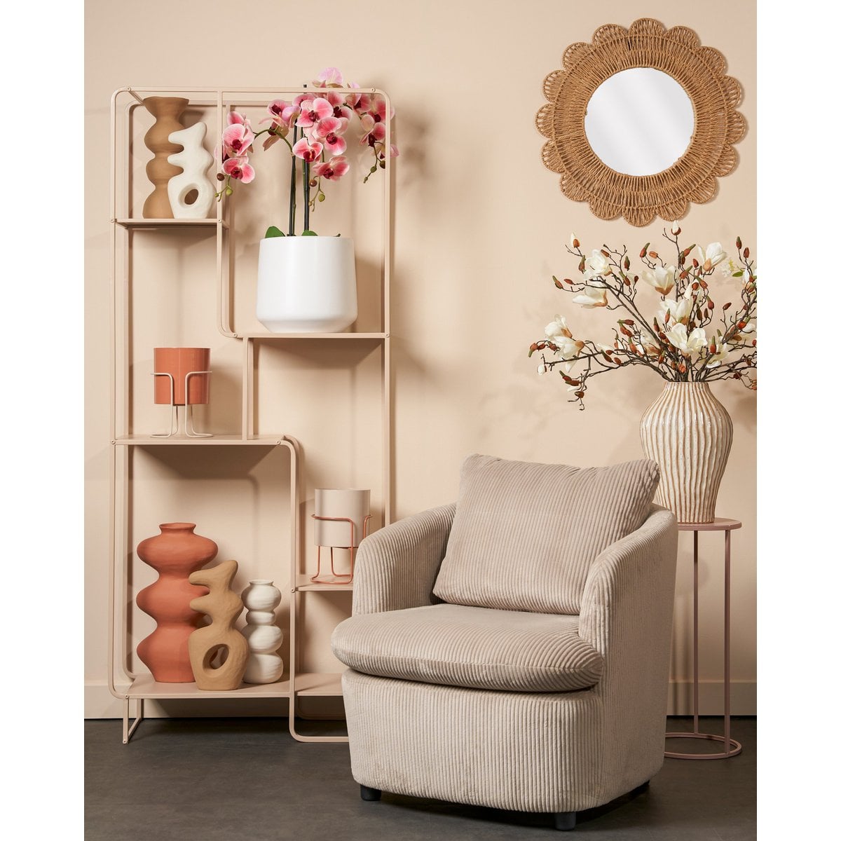 Wandkast Jules Beige