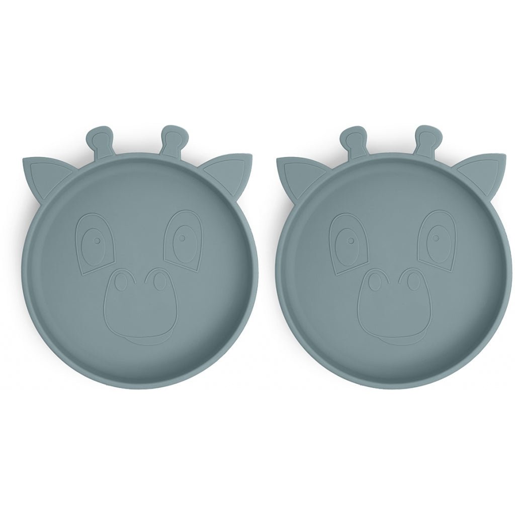 Akila siliconen bord 2-pack Giraf Lood