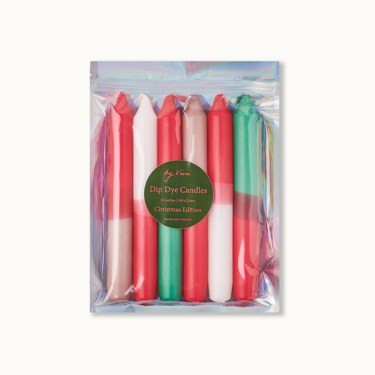 Dip Dye-kaarsenset: kersteditie