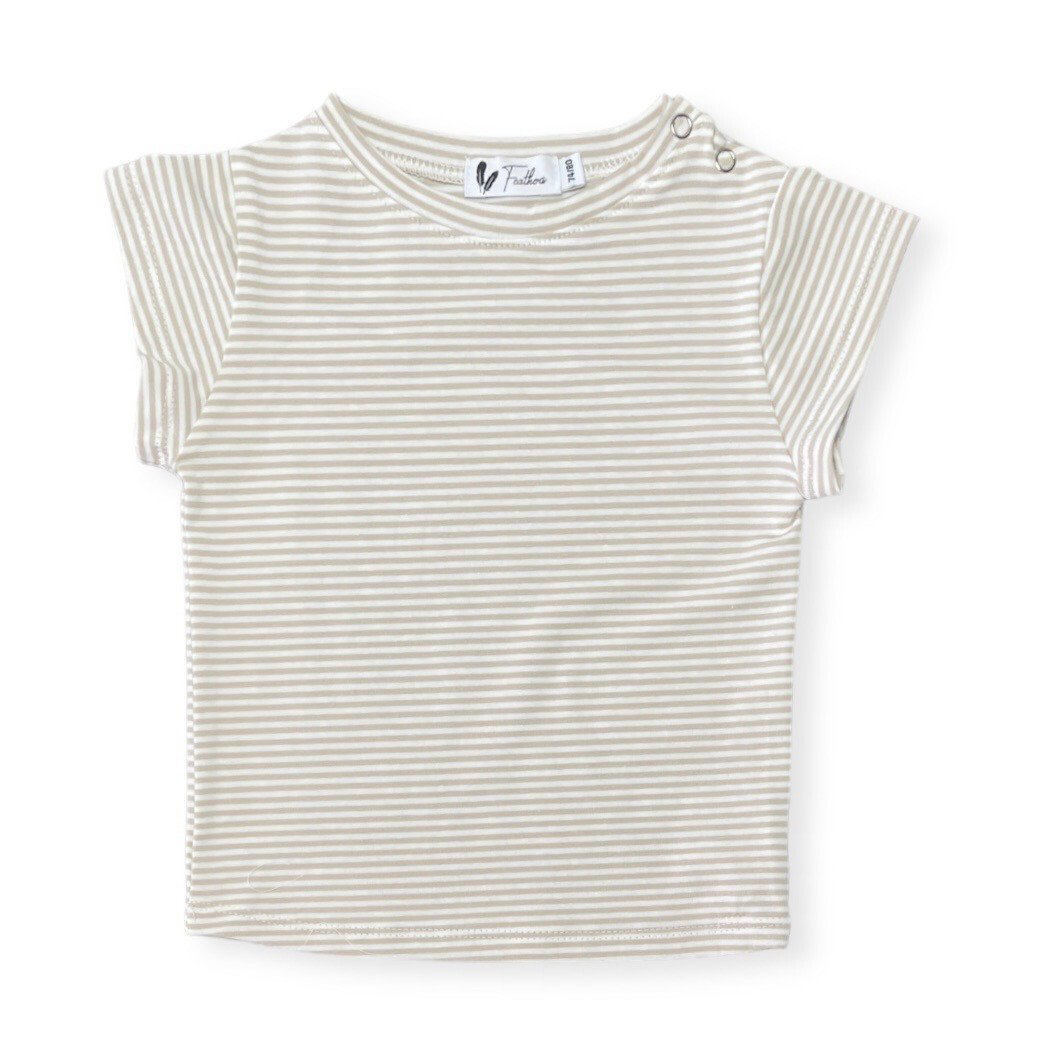 Shirtje small stripes sage