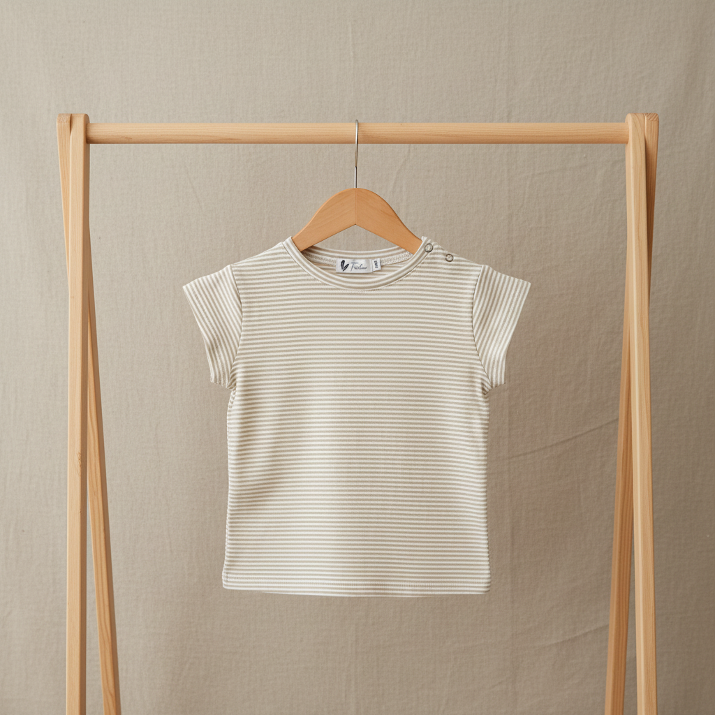 Shirtje small stripes sage