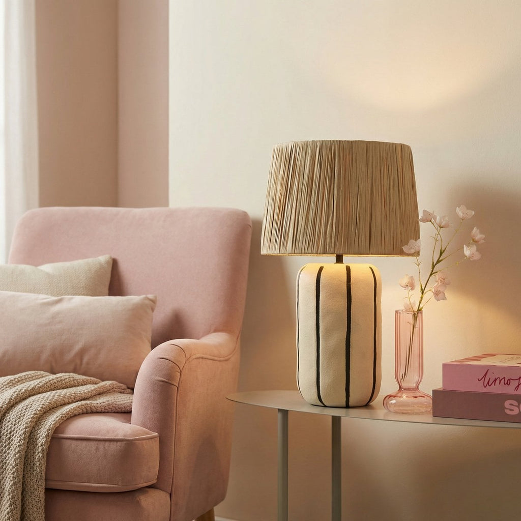 Tafellamp Denton Beige