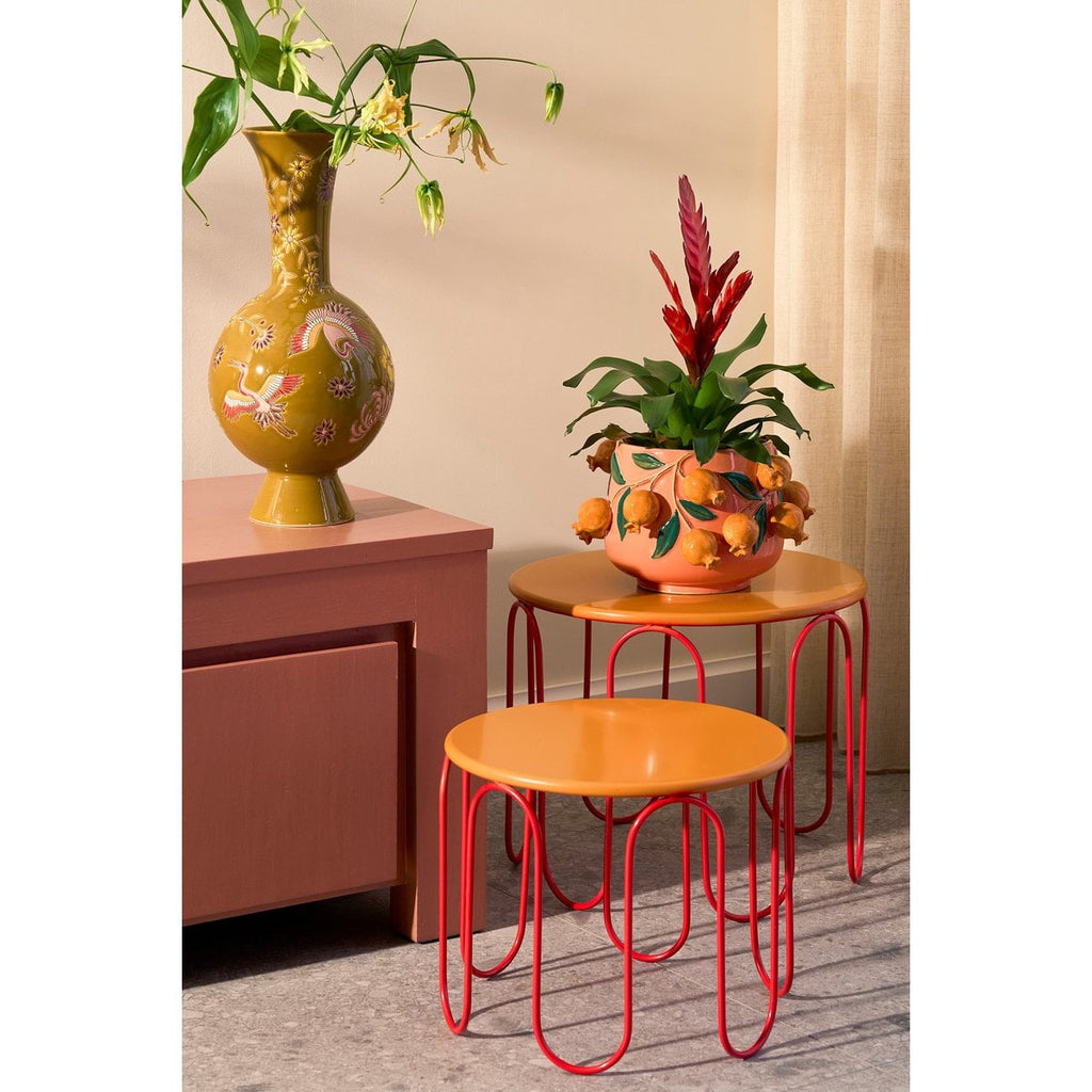Bijzettafel set Dione Oranje