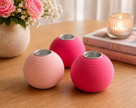 Bonbon Kandelaar set 3st