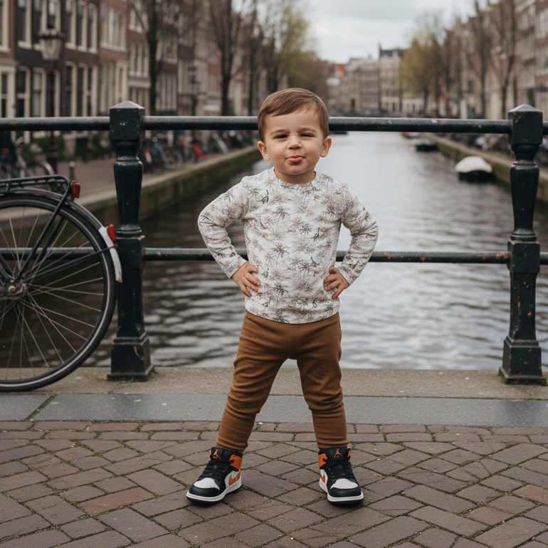 Broekje bruin baby/kind
