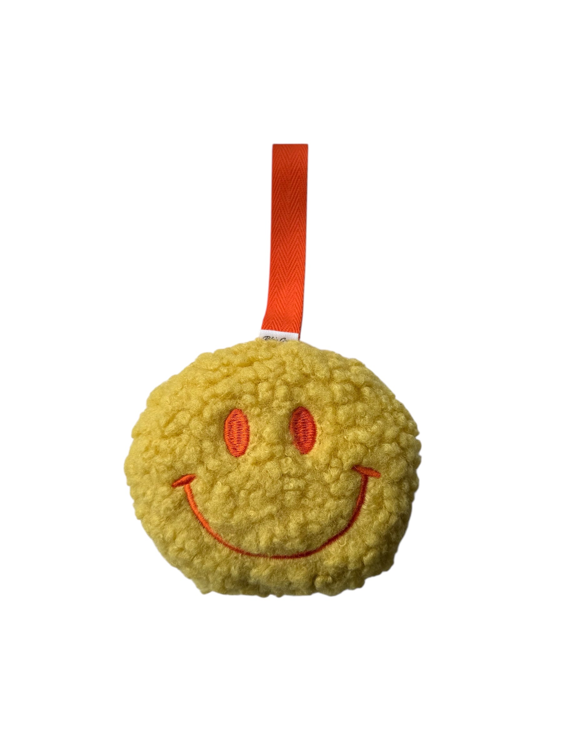 Speenknuffel Teddy geel/oranje