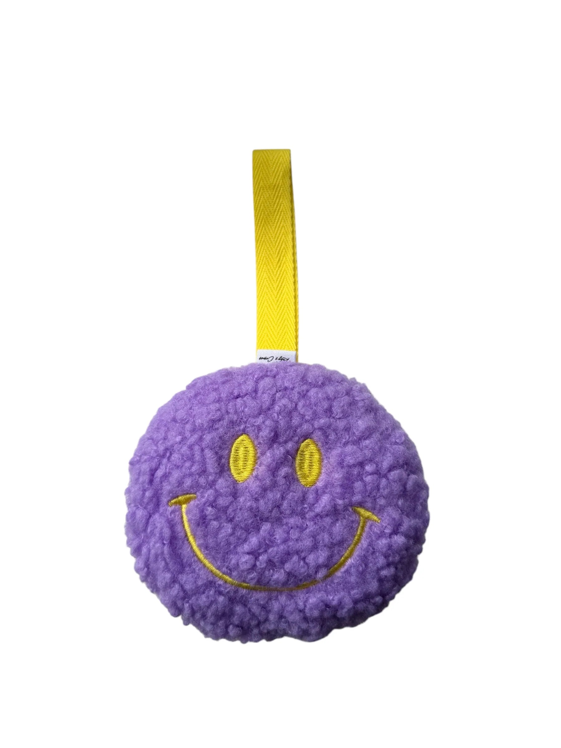 Speenknuffel Teddy Paars/Geel