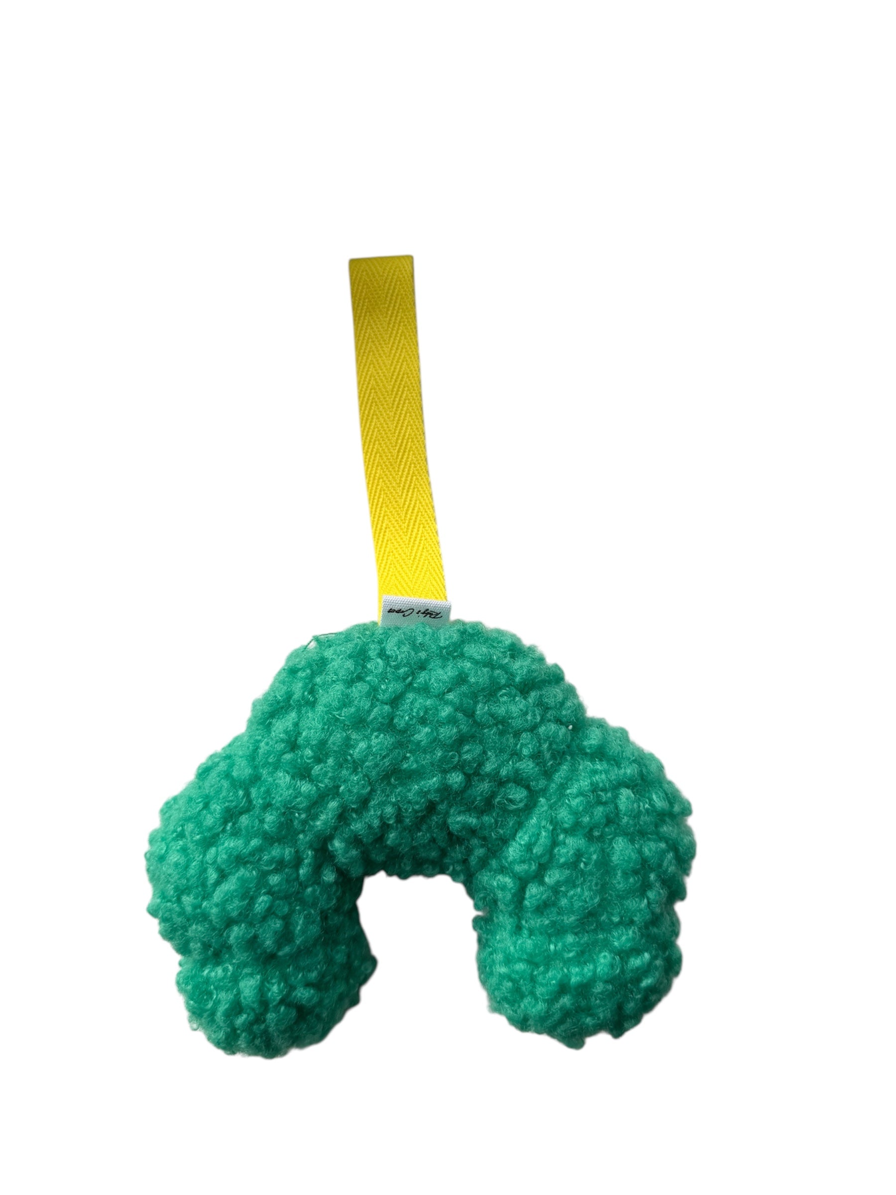 Speenknuffel croissantje groen/geel MAEFIE