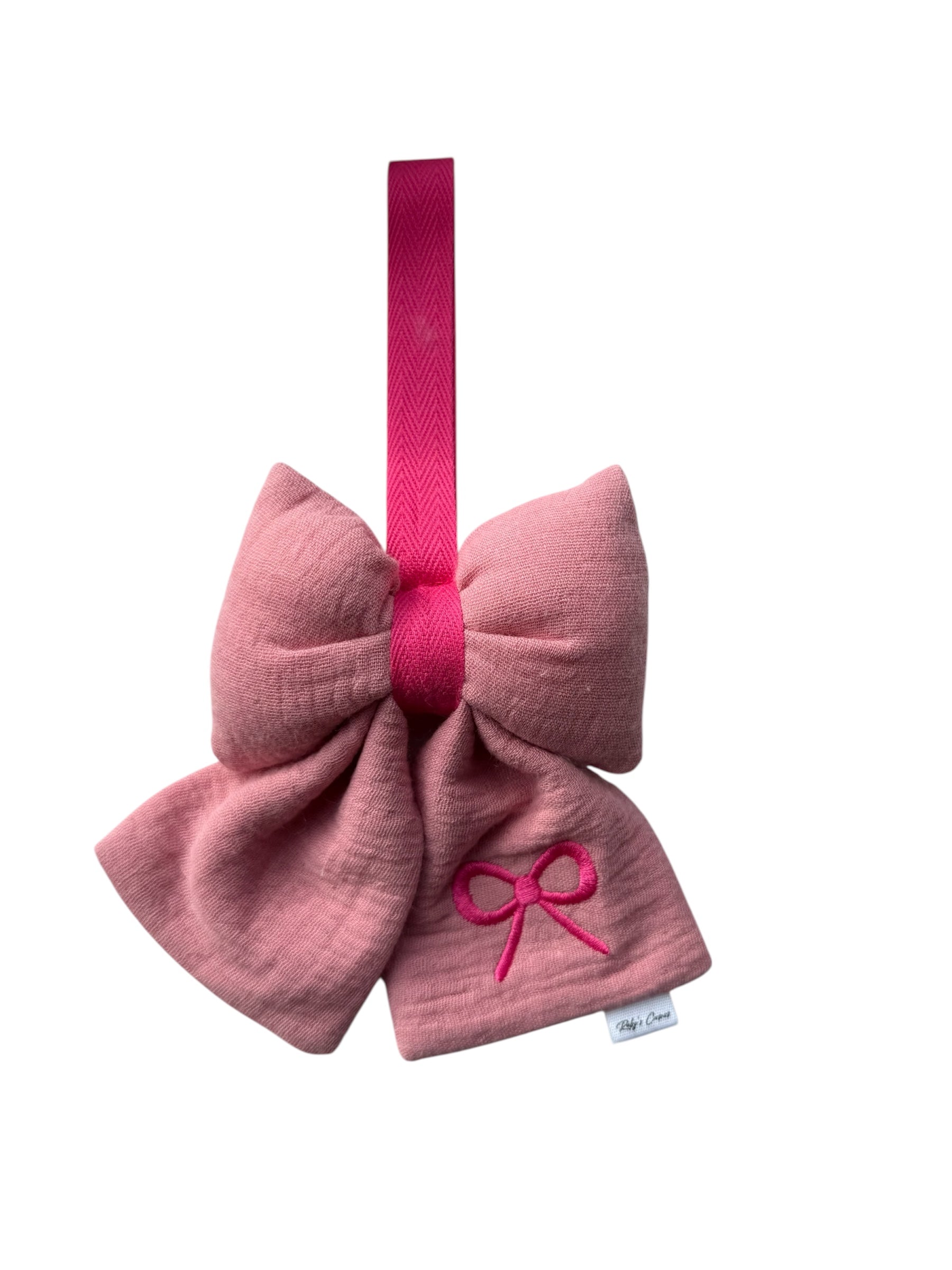 Speenknuffel Strik roze/roze