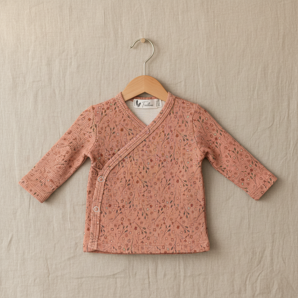 Overslagshirtje rusty flower