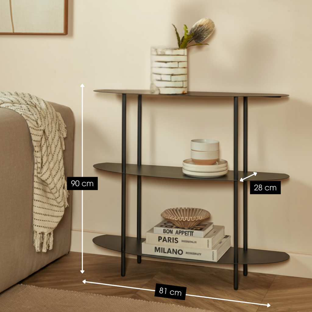 Kast Wave Zwart