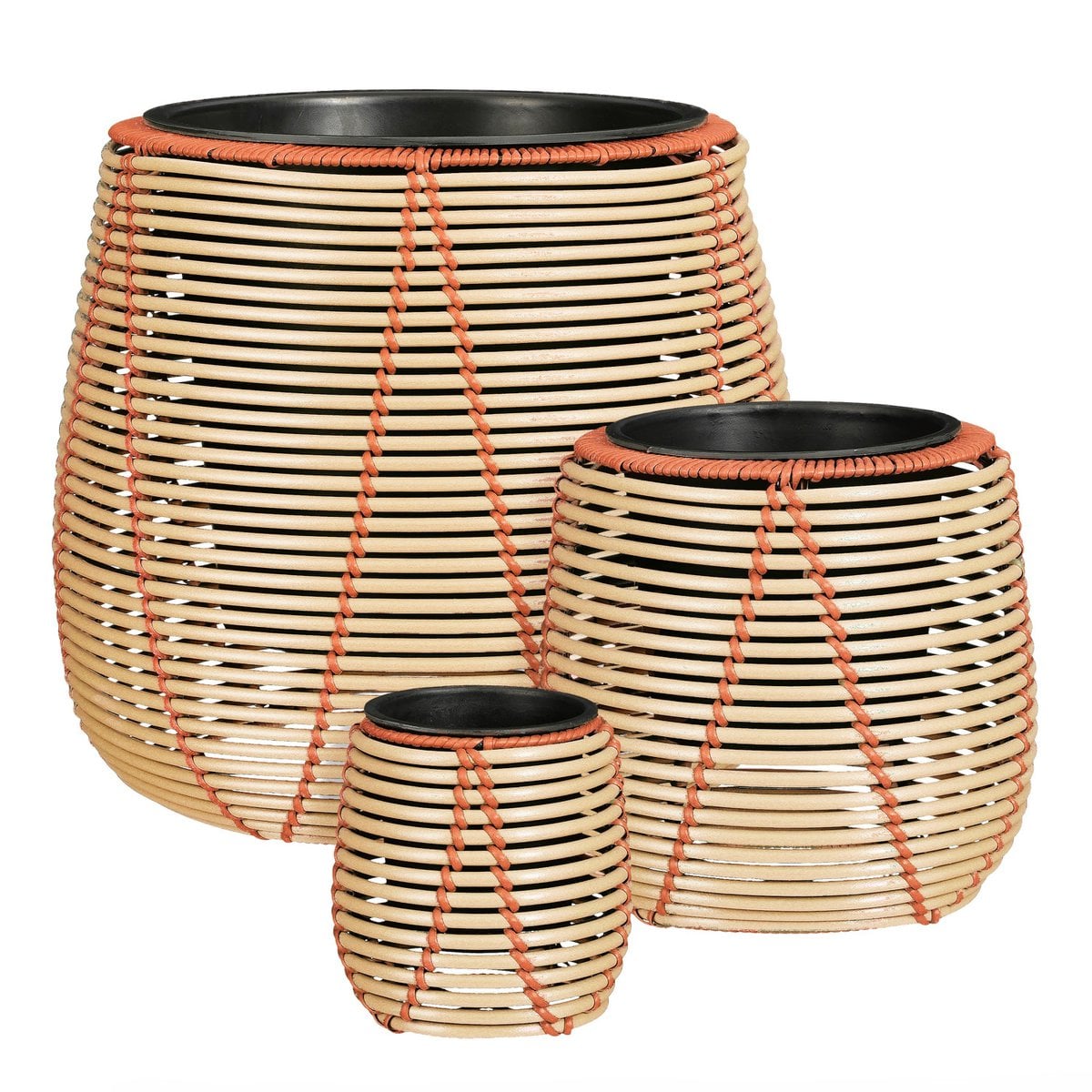 Bloempot buiten Cancun Beige