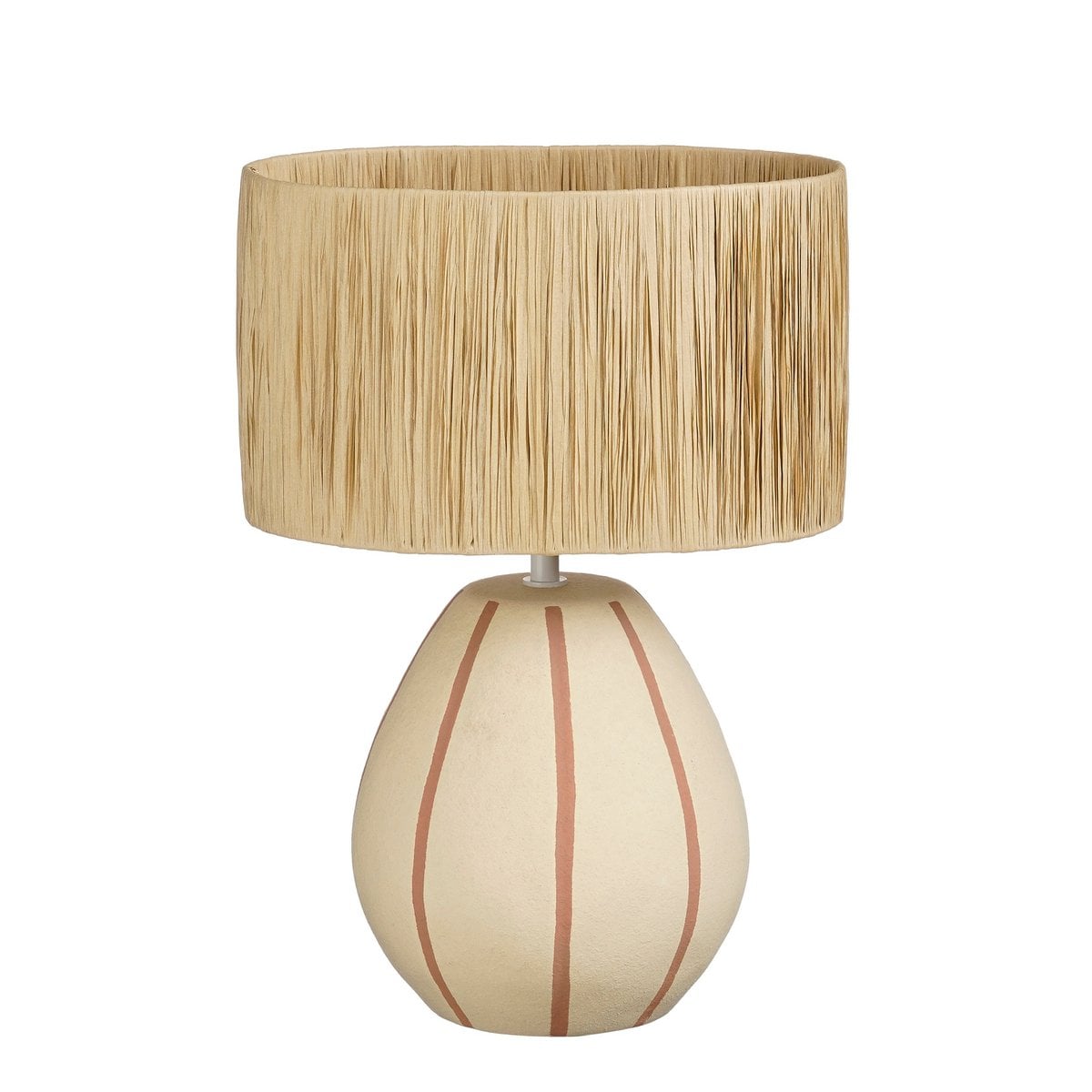Tafellamp Denton Beige Rond