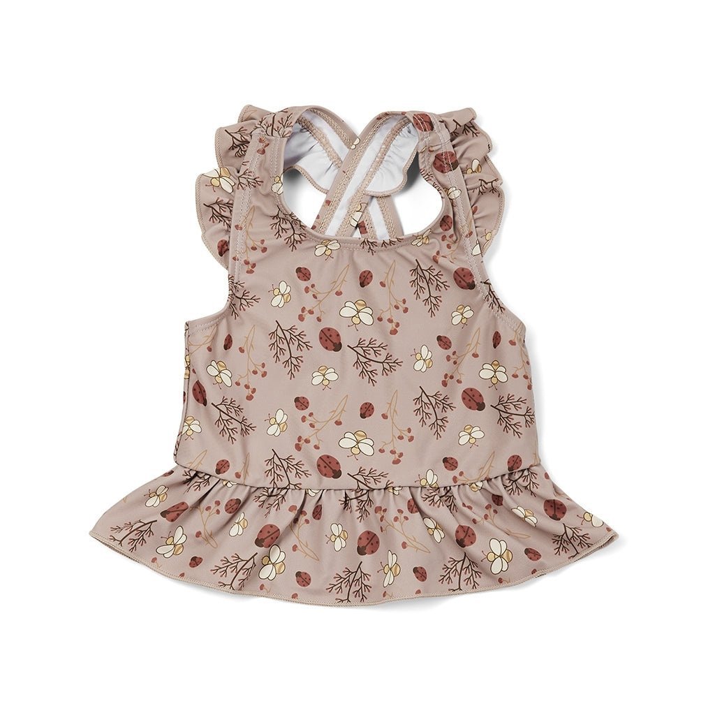 Gia bikini beige Bloemenbij