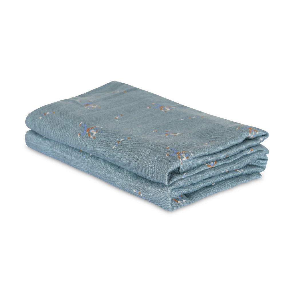 Bamboe mousseline doeken 2st.