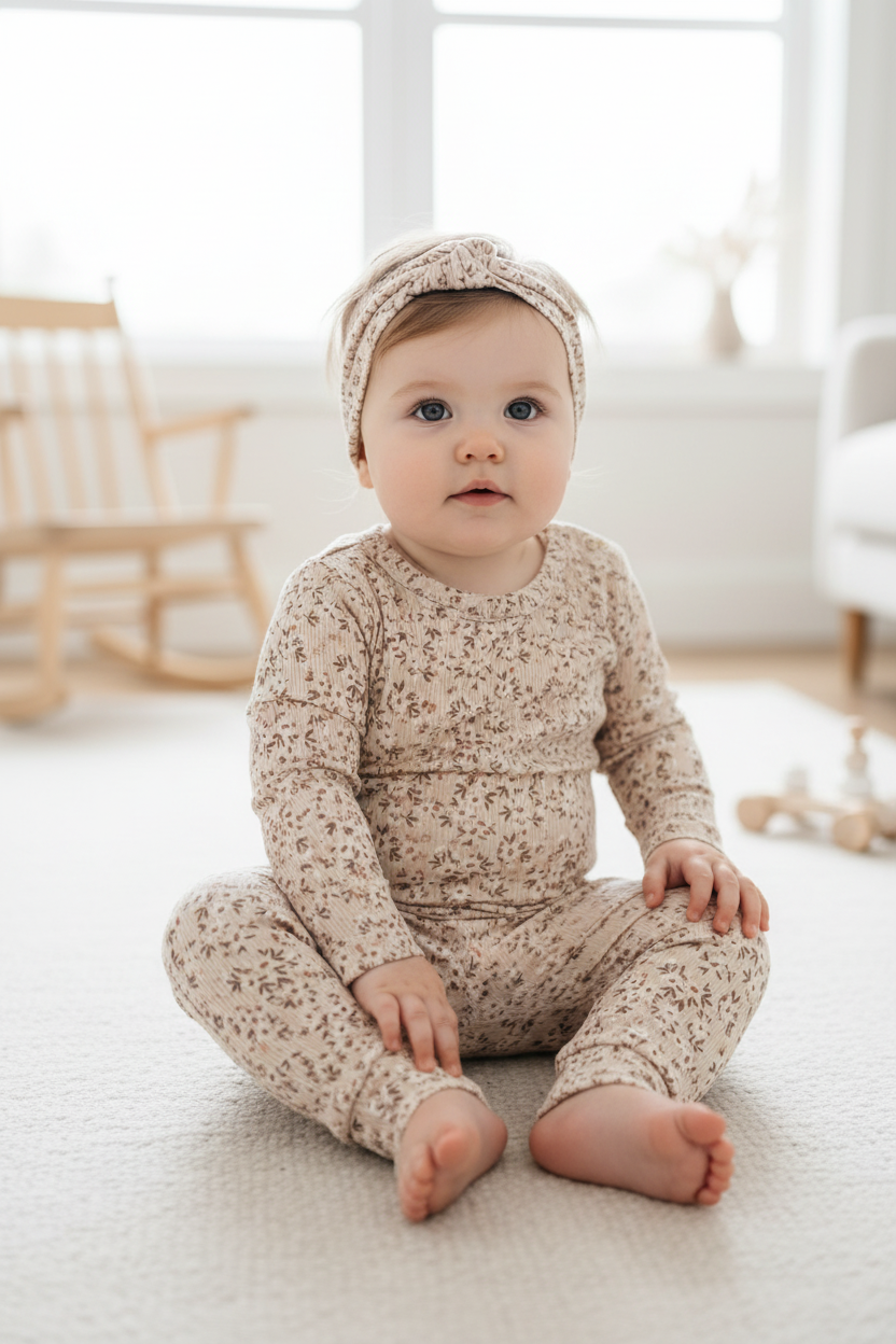 Newborn broekje flowerbomb