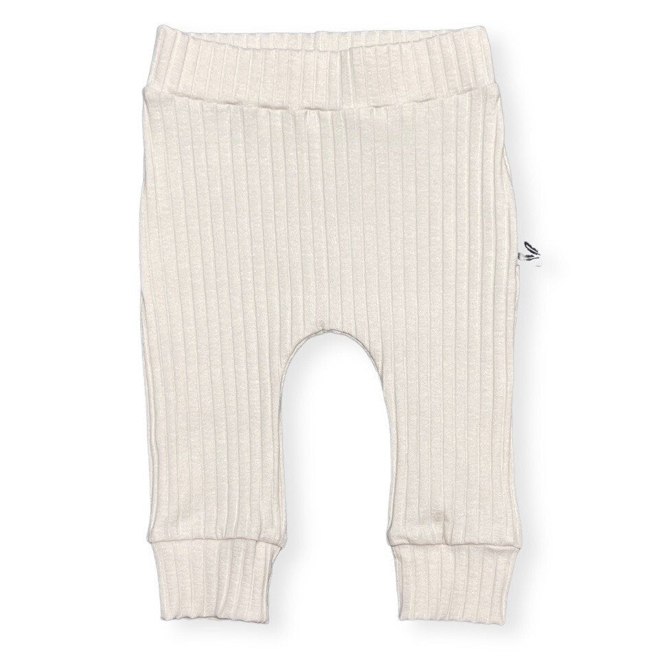 Newborn jogger wide rib jersey  Beige