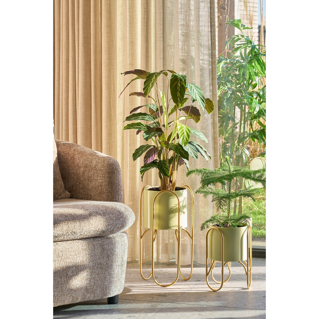 Bloempot Donau Lichtgroen set 2st