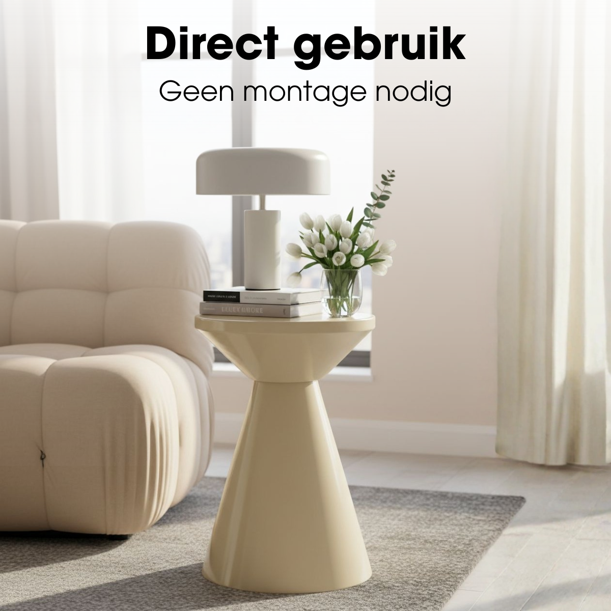 Bijzettafel Jim Beige